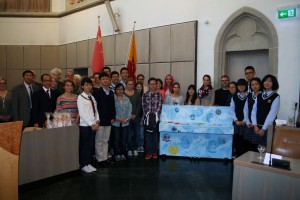 Die Austausch-Schüler aus Trier und Xiamen (China).